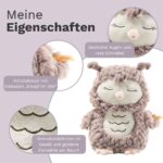 Steiff Kuscheltier Ollie Eule, Süßes Stofftier, Jungen, Mädchen & Babys ab 0 Monaten, Friends, Plüschtier 23 cm, Beige – Bild 5